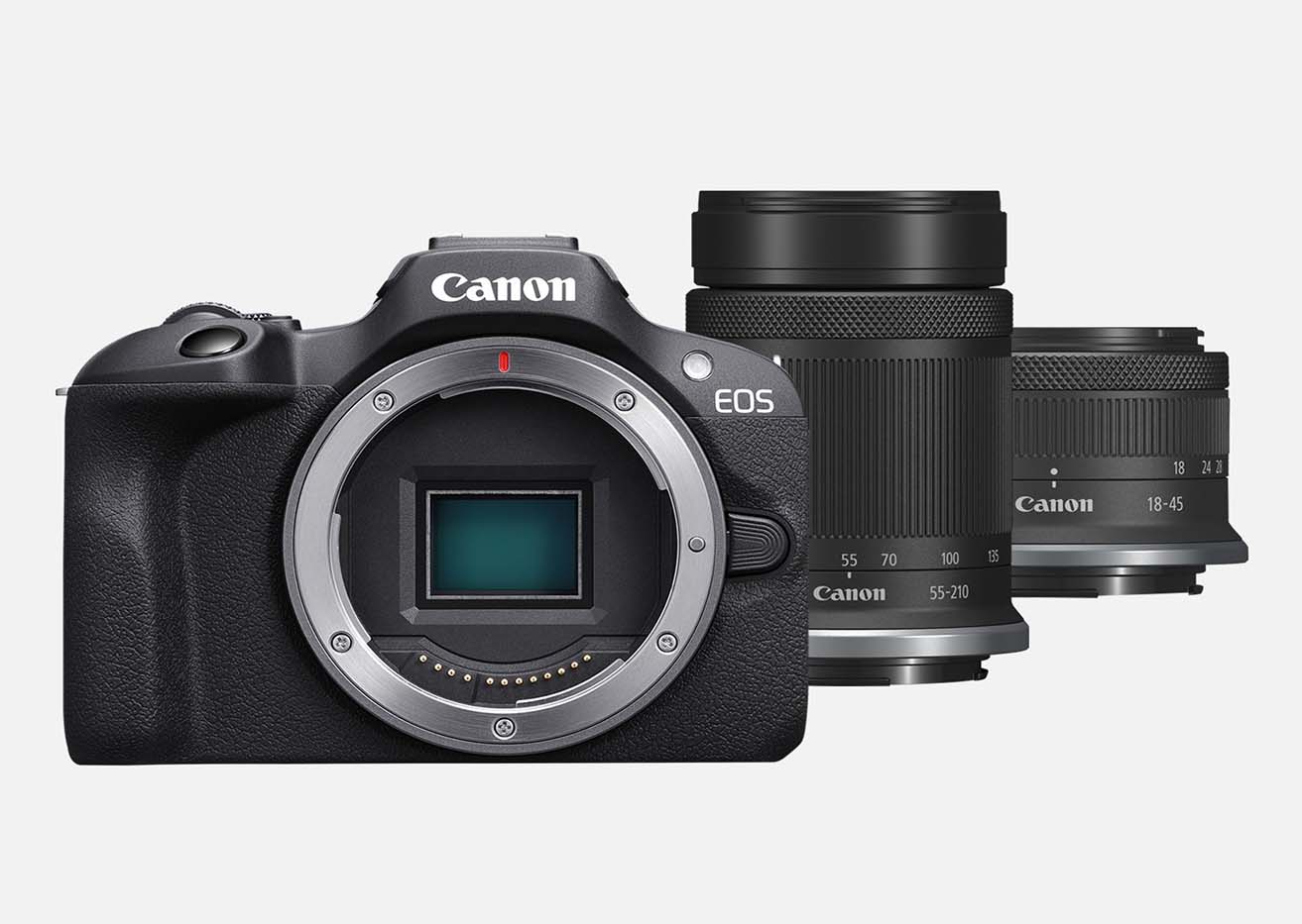 CANON EOS R100 + RF-S 18-45 + RF-S 55-210: Leg elk ontroerend moment vast